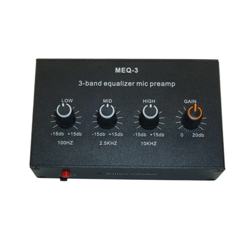 Многофункциональный микрофонный предусилитель с регулировкой высоких и низких