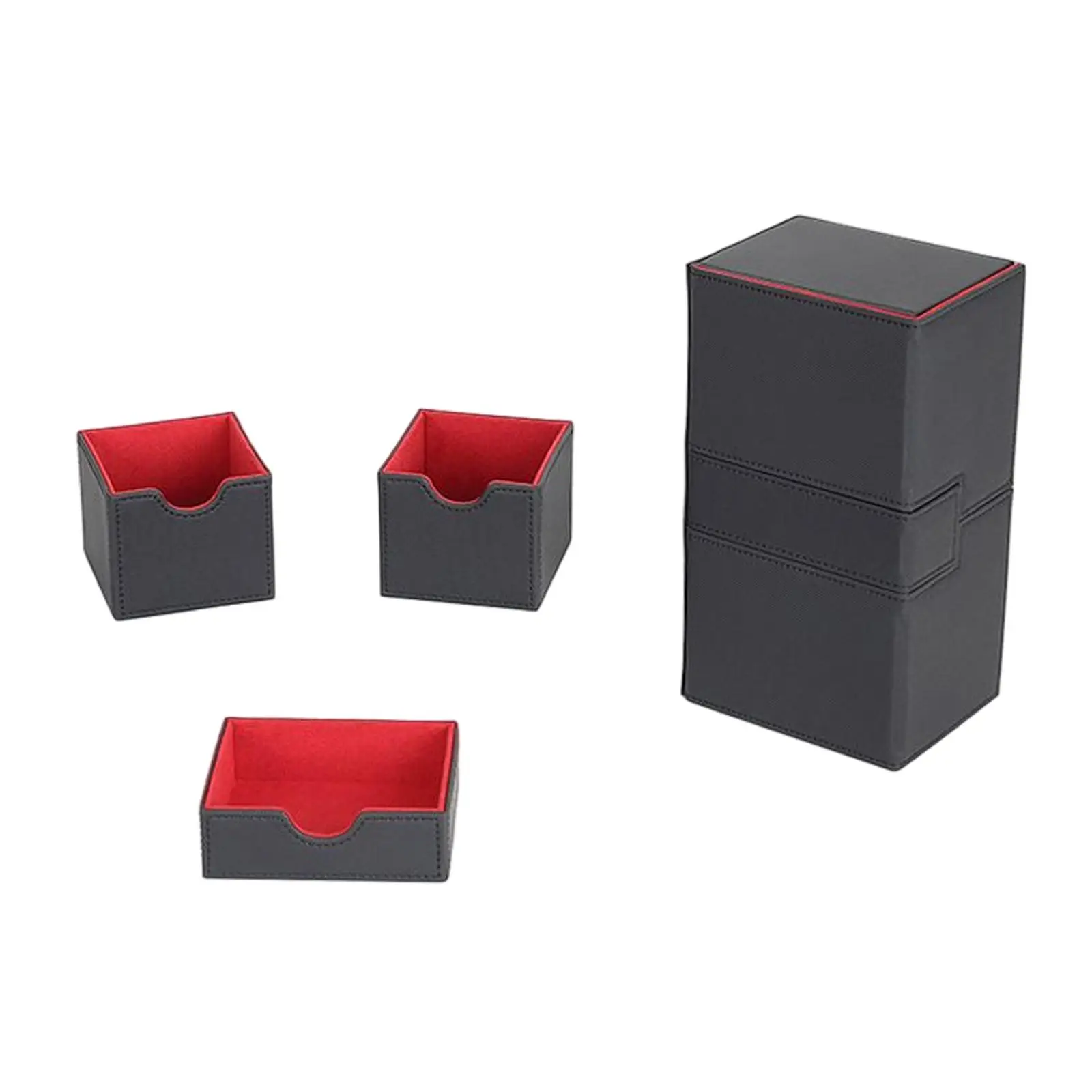 

Card Deck Box Container Card Case Twin Flip Decks Case for Trading Cards Baseball Card TCG Collectible Cards Collection Cards