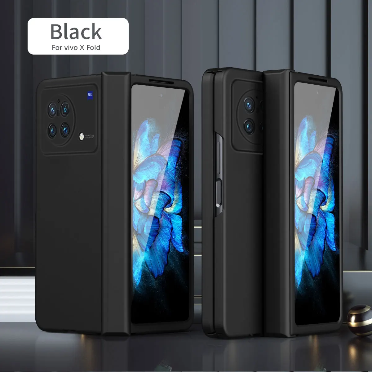 

360 Hinged folding Case for Vivo X Fold Case with Front Screen Glass Film for Vivo X Fold Hinge Protective Full Case