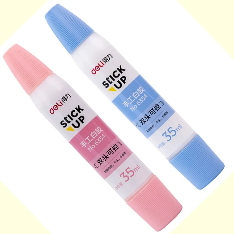 

Deli 35ml Liquid White Glue Child Handwork Safety Non-Toxi Washable Adhesive Student Stationery Gift School Office Supply