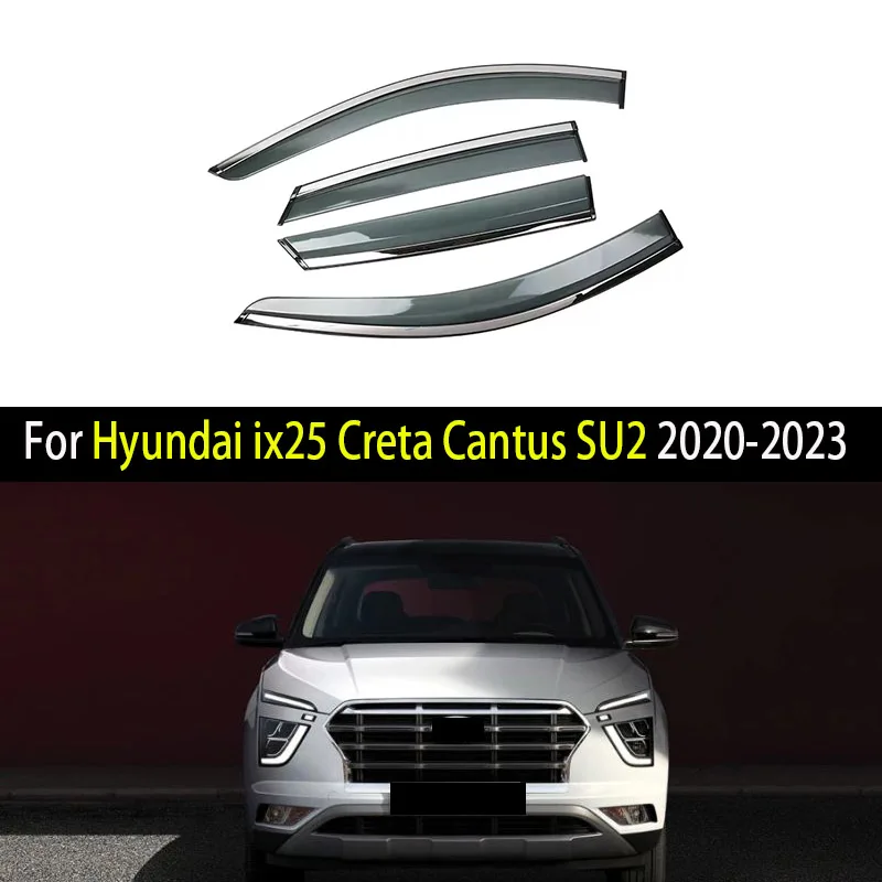 Автомобильный оконный козырек для Hyundai ix25 Creta Cantus SU2 2020 2021 2022 2023 дефлекторы защита