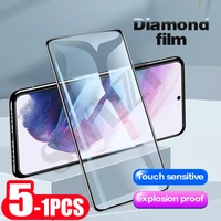 5 1pcs 9h for samsung galaxy s7 edge protective film s8 s9 s10 lite s10e plus tempered glass phone screen protector