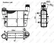 

30251 TURBO radiator (INTERCOOLER) left A4 TDI / TFSI TDI / TFSI EXEO 1.8tsi TFSI / TDI 09