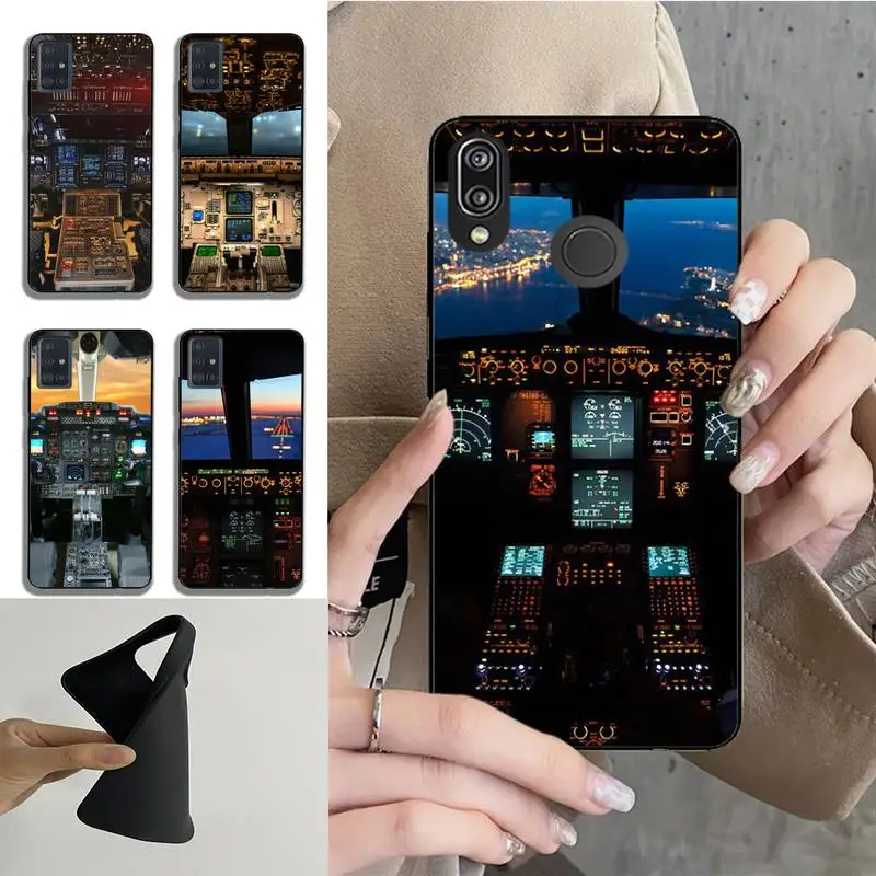 

Aircraft Helicopter Instrument Phone Case Fundas Shell Cover For Xiaomi Redmi Note 8 9 10 11 Pro S