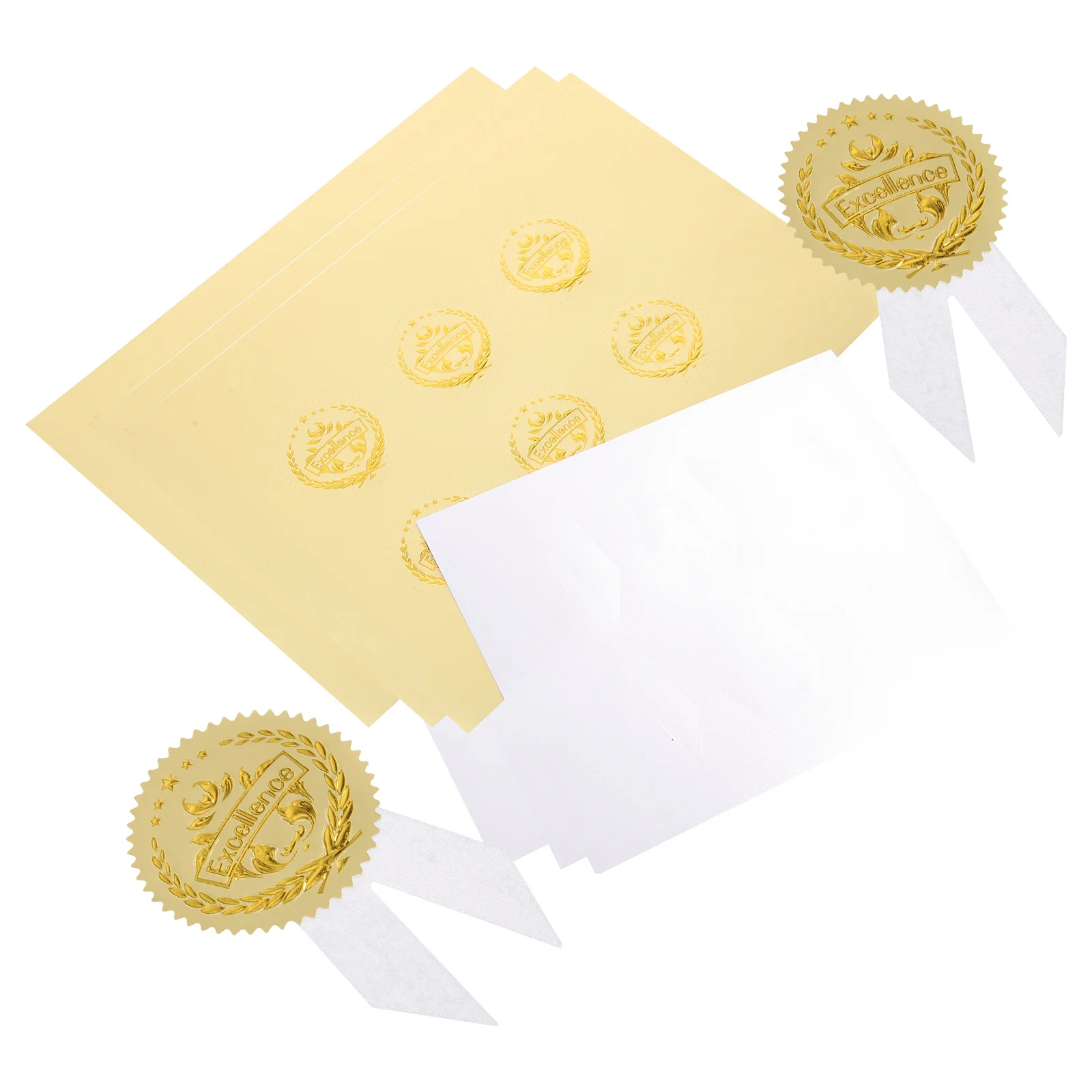 36 комплектов этикеток выпускные медали наклейки для наградов поощрительная