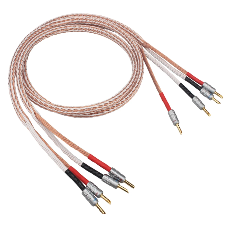 Hi-End KB 12TC OCC провод для динамика Hifi кабель CMC BFA 4 Банановый штекер к банановым/24