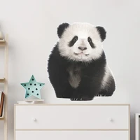 cute little panda wall decoration of the cabinet in the childrens bedroom can remove pvc self adhesive waterproof wall stickers