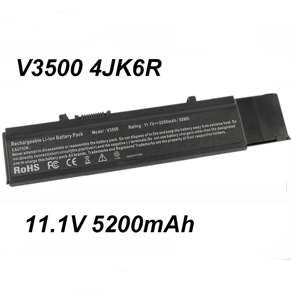 7FJ92 04D3C 4JK6R 11 1 В 5200 мАч аккумулятор для ноутбука DELL Vostro 3400 3500 3700 3400n 3500n 3700n серии V3400