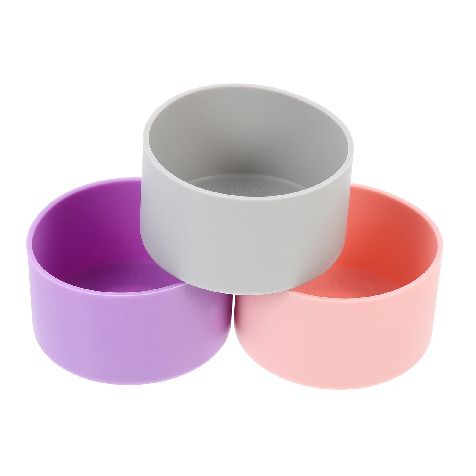 

3pcs Bottle Bottom Covers Glass Cup Silicone Covers Spray Bottle Covers Spray Bottle Sleeves for Decor Protection Bottles