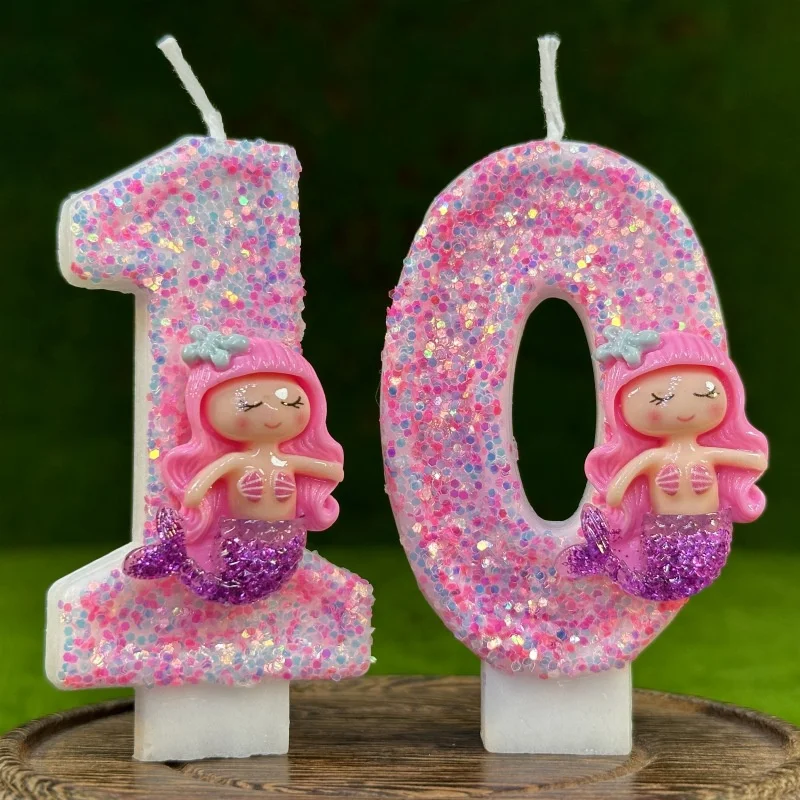 Украшение для торта в виде цифр на день рождения