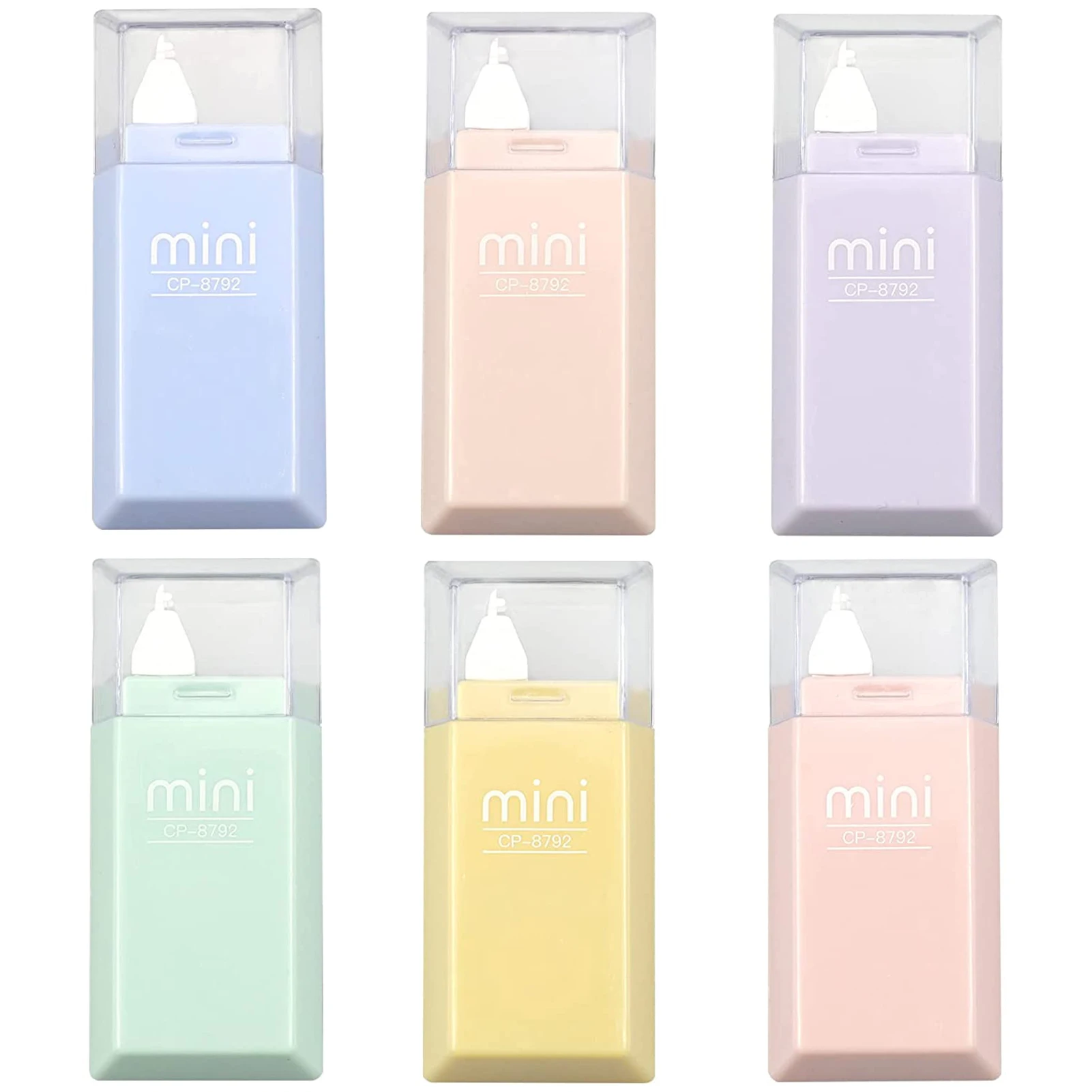 

12pcs School Supplies Mini Learning Office Home Student Stationery Simple Correction Tape Kids Cute Kawaii Roller Writing