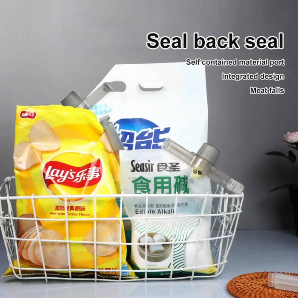 

Зажим для закусок, пластиковый зажим для сохранения свежести продуктов, кухонные аксессуары для путешествий, герметичный пакет для хранения пищи