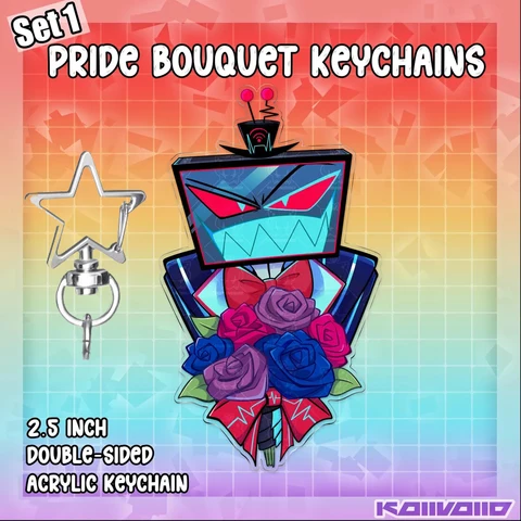 Брелок MINISO Hazbin Hotel 2 персонажей