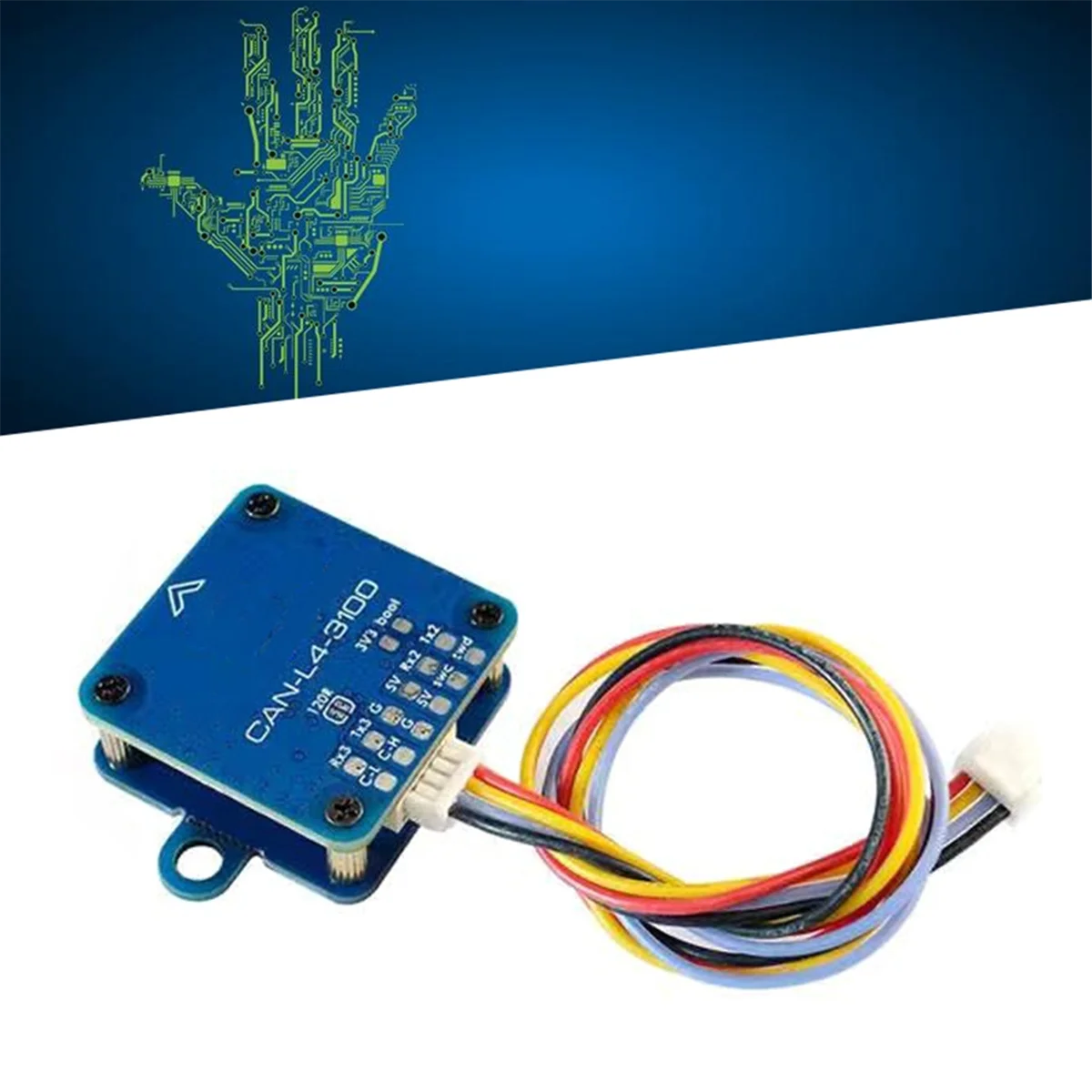 CAN-L4-3100 Магнитометр AP PERIPH RM3100 Протокол DroneCAN для радиоуправляемой модели самолета