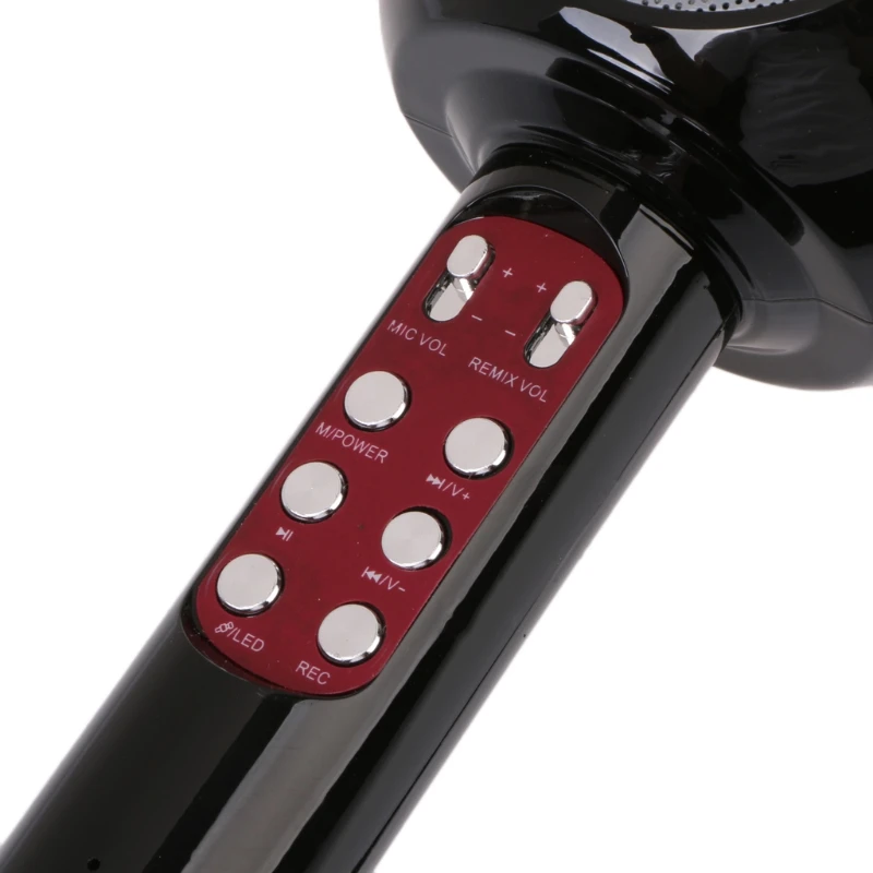 

LED Wireless Bluetooth-compatible Microphone Music Phone Speaker For Mini