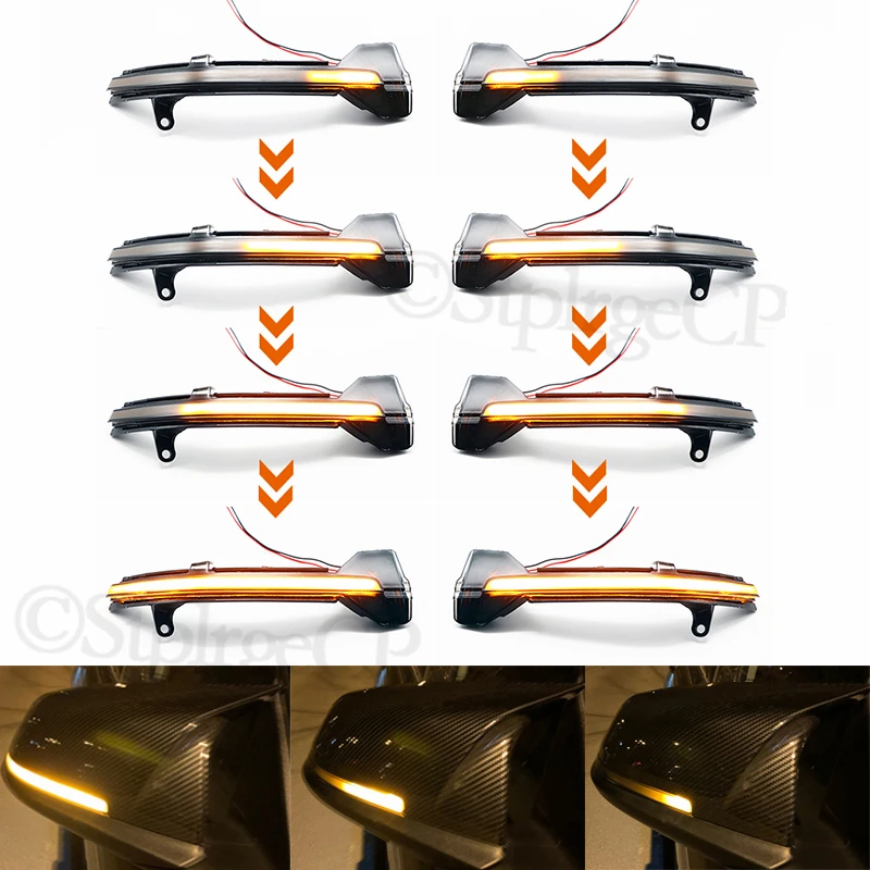 

Высококачественный динамический поворотный сигнал, светодиодный поворотный сигнал для BMW F10 F11 F12 F13 5 6 7 серии GT F01 F02 F06 F07, мигающие огни 2014 - 2016