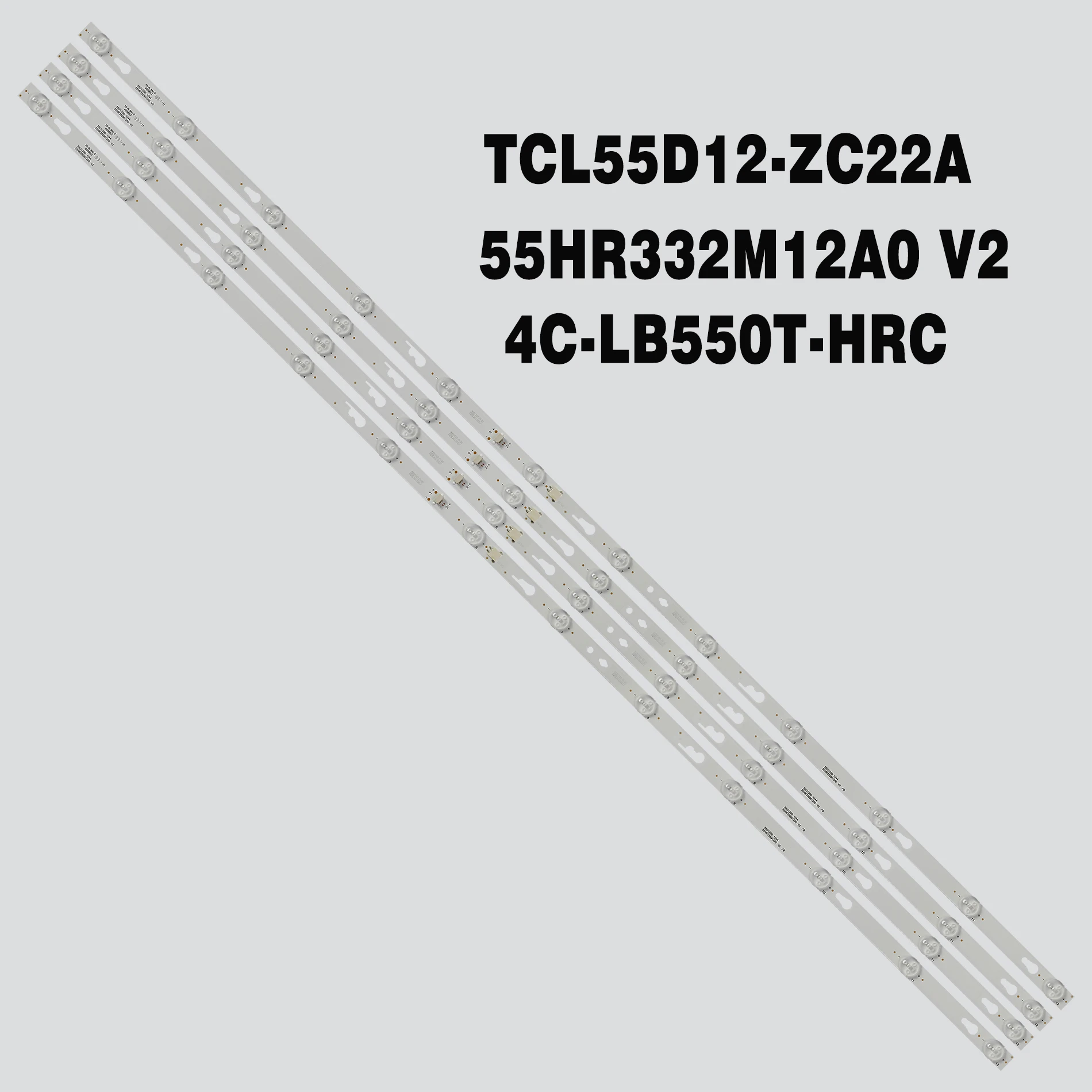 

LED backlight strip 55HR332M12A0 4C-LB550T-HRC 55D1200 TCL55D12-ZC22A TCL odm 55d1200-3x12-3030-lx20180301-v4 For TH-55FS435Q