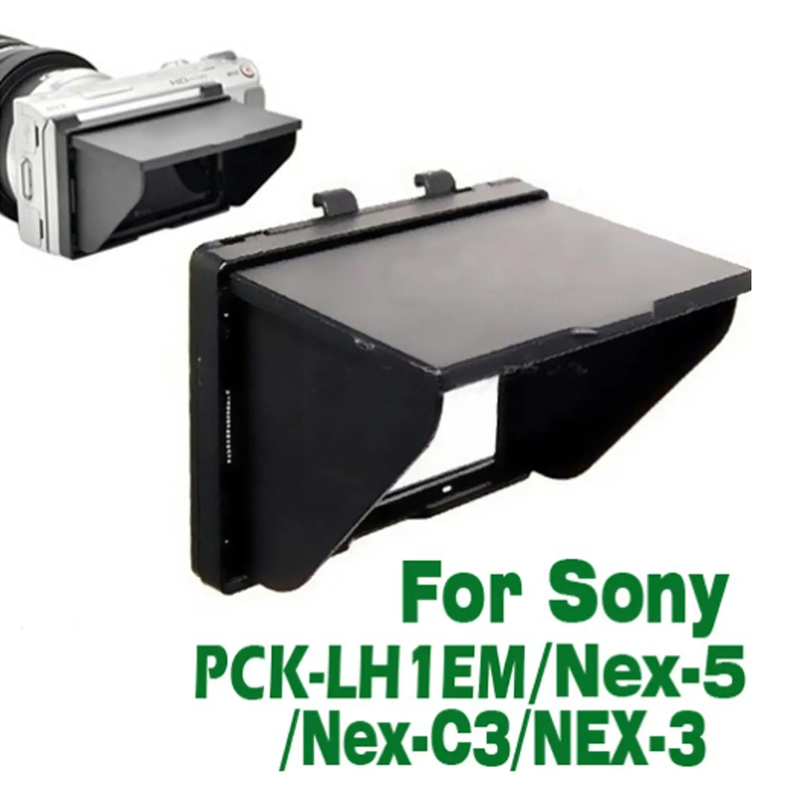 LCD Screen Sun Hood for Sony for NEX-3 NEX-5 NEX-C3 Camera & Camcorder Screen Sunhood Sunshade Protection J6H8
