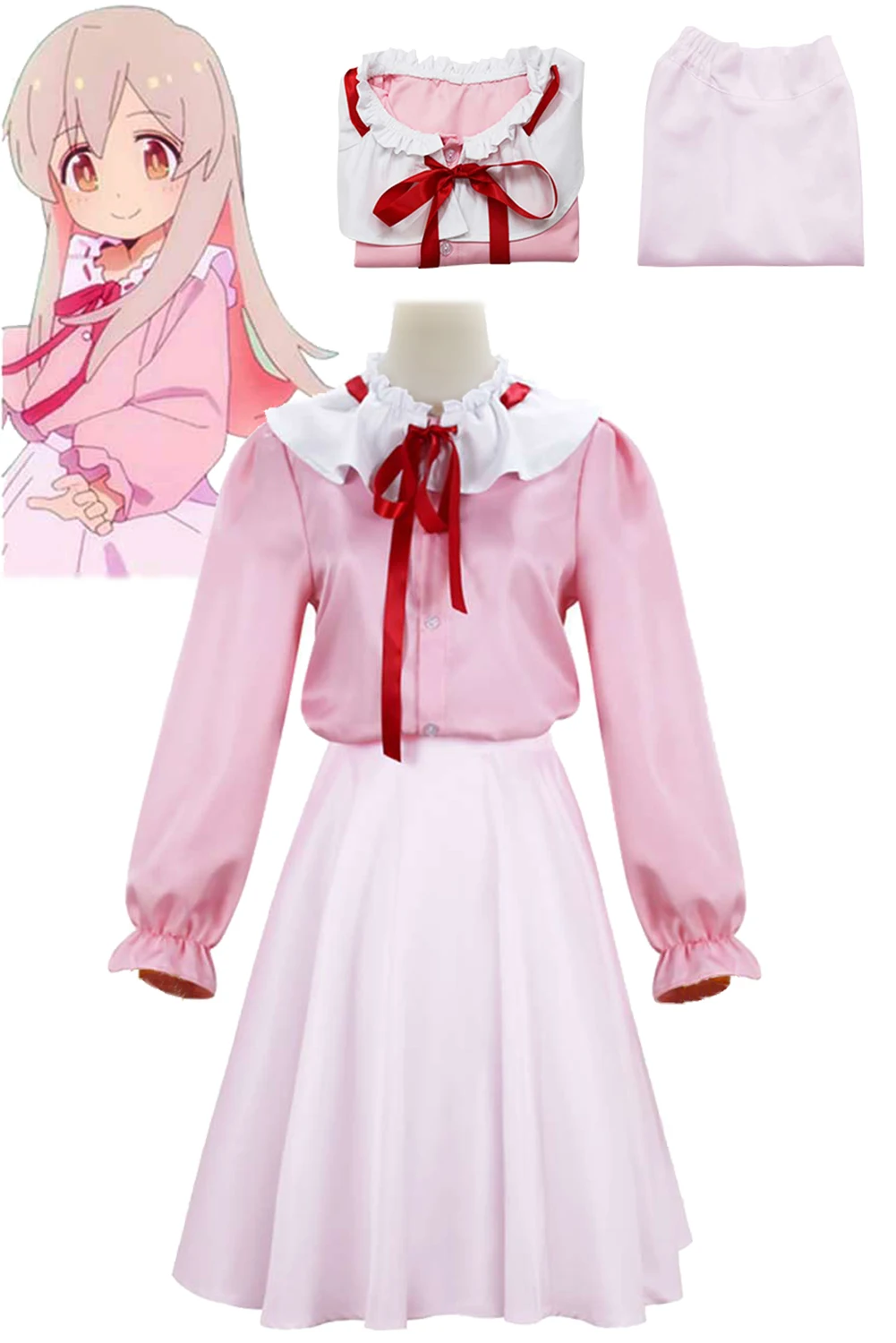 

Костюм для косплея аниме Oniichan Wa Oshimai Oyama Mahiro, женский костюм для ролевых игр, фантазия, нарядное платье, Карнавальная искусственная ткань для ролевых игр