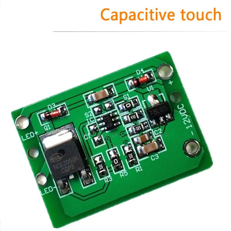

12V Capacitive Touch Switch Sensor Module Push Button Jog Latch With Relay