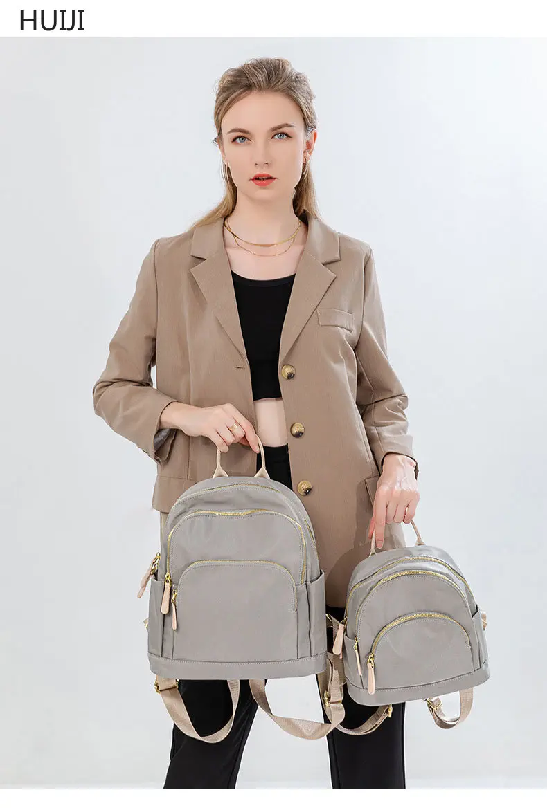 

Nylon Fabric Casual Back Pack Bag Women's Small Backpack Female Summer Small Everyday Backpack for Women Youth Teen Daypack Lady