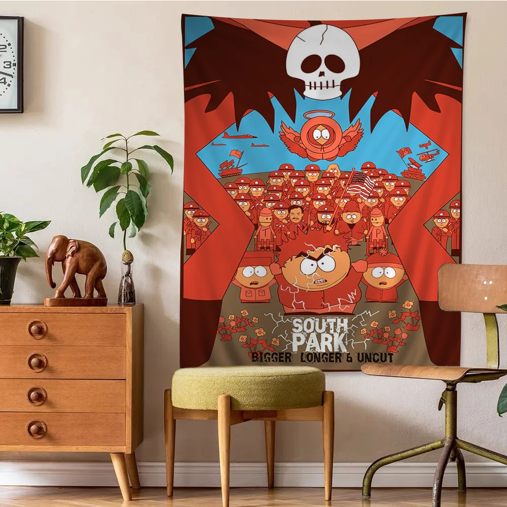 Мультяшные S-South P-искусственные богемные настенные гобелены Мандала домашний