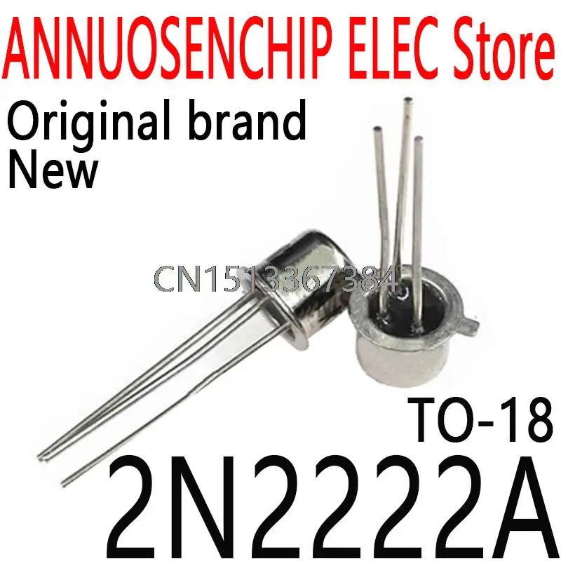 

50PCS New and Original 2N2222 40V 0.8A TO-18 2N2222A