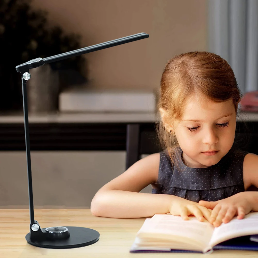 

Настольная лампа, приглушаемая Складная Настольная лампа, защита для глаз от USB-зарядки