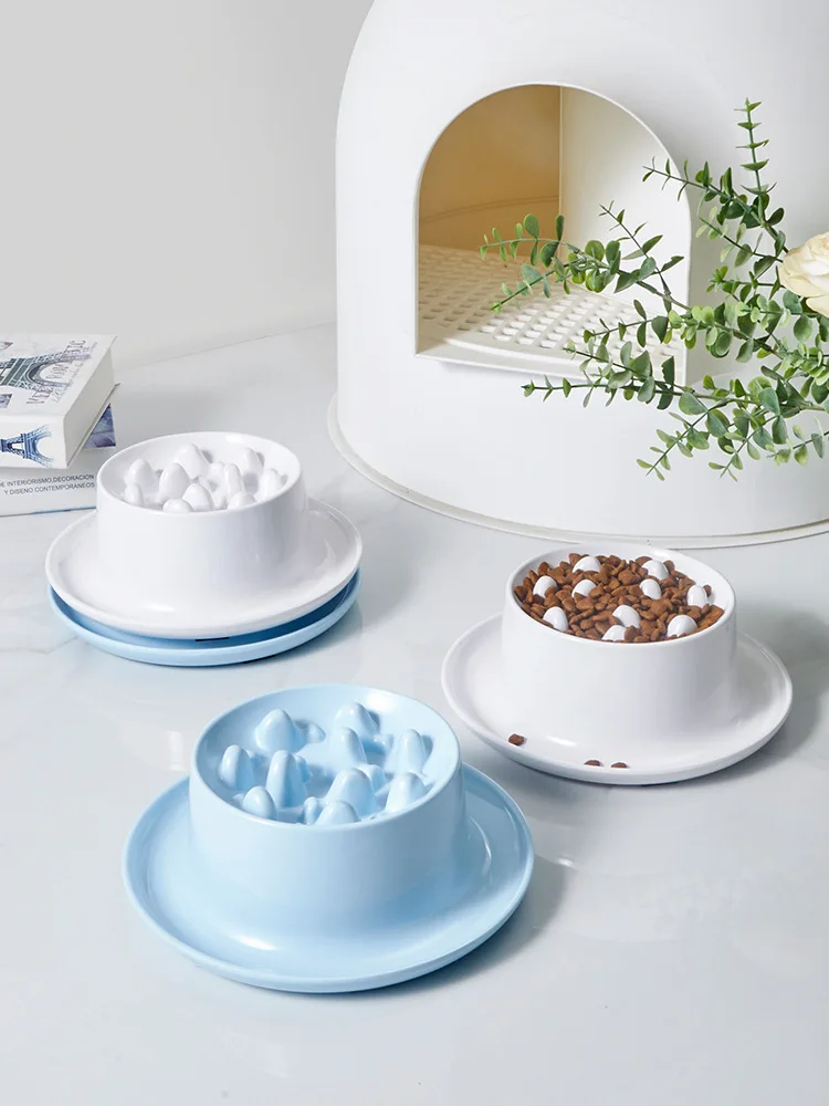 

Anti-overturning melamine slow food bowl slow food bowl cat neck guard dog food bowl pet rice bowl cat bowl
