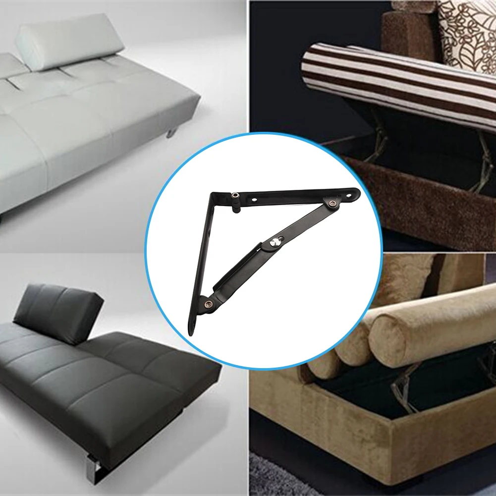 2pcs Triangular DIY Storage Folding Shelf Bracket Kitchen Support Wall Mounted Bench Table Bearing Home Space Saving Bedroom |