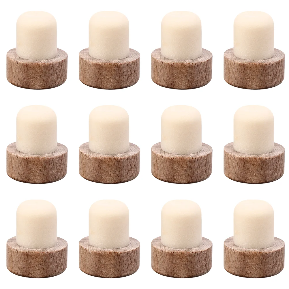 

Bottle Stoppers Cork Stopper Wooden Champagne Corks Plug Plugs Sealer Saver Sealing Wood Sealers Covers Bottles Beverage