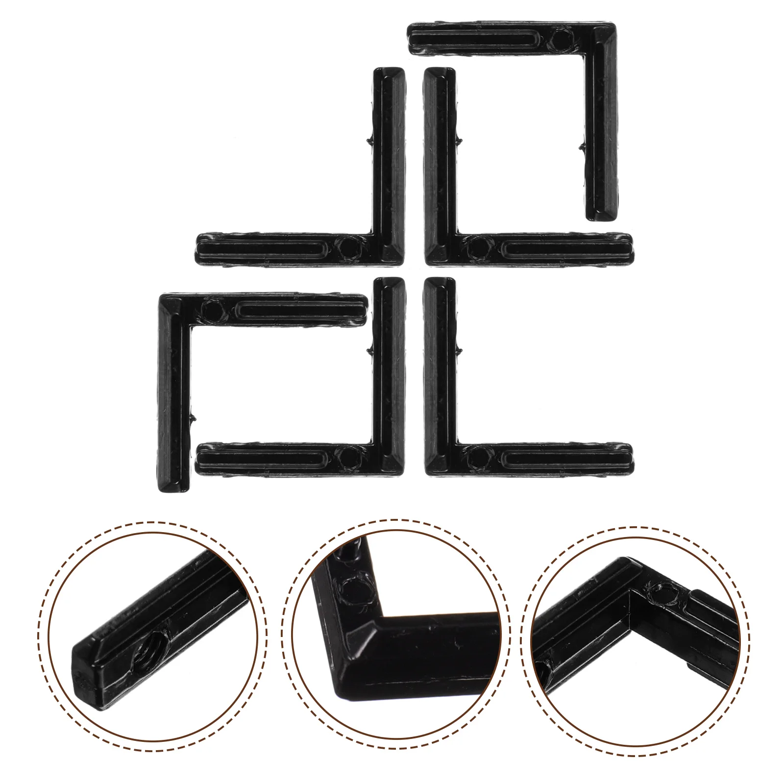 

Aluminum Corner Bracket Extrusion Connector L Profile Shape Inside Connectors Brackets Braces Fasteners Interior Joint T Slot