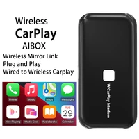 car adapter wired to wireless carplayer smart car carplay applepie car tv android auto dongle box with mirror link screen