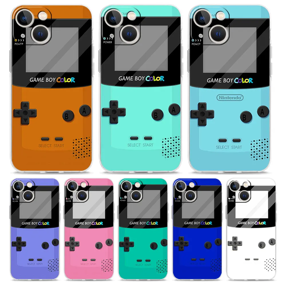 

for Apple iPhone 13 Pro Max 12 Mini Soft TPU Capa 7 8 Plus 6 6S+ 5 5S X XS XR Phone Case iPhone 11 Classic Game Console Shell