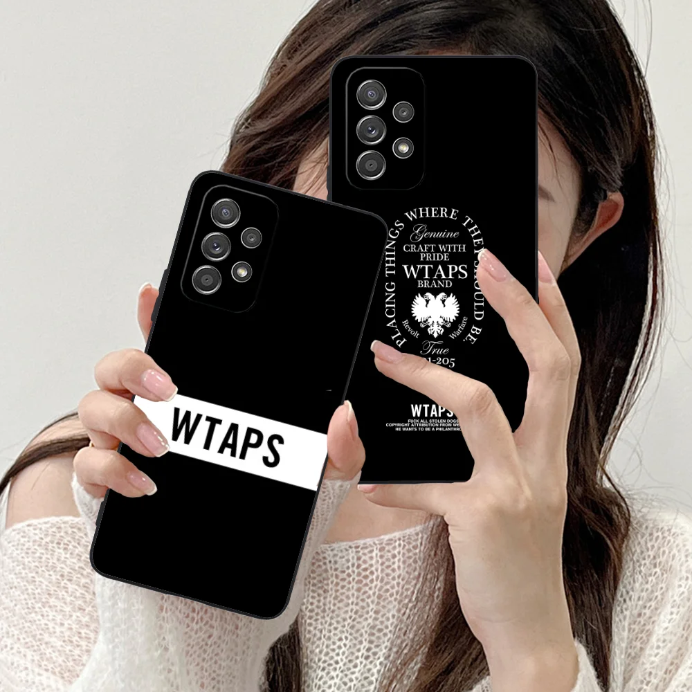 Чехол для мобильного телефона W-WTAPS Samsung Galaxy A91 73 71 70 54 53 52 34 24 23 21 S 5G черный чехол