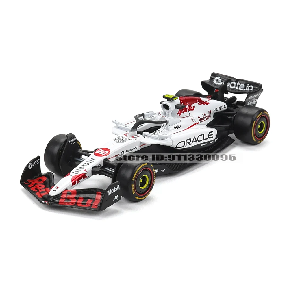 Фото Японская станция Bburago 1:43 F1 2025 Red Bull Racing RB21 # 1. Verstappen # 22 Юки Цунада, модель автомобиля из сплава, литая под давлением модель игрушки №5