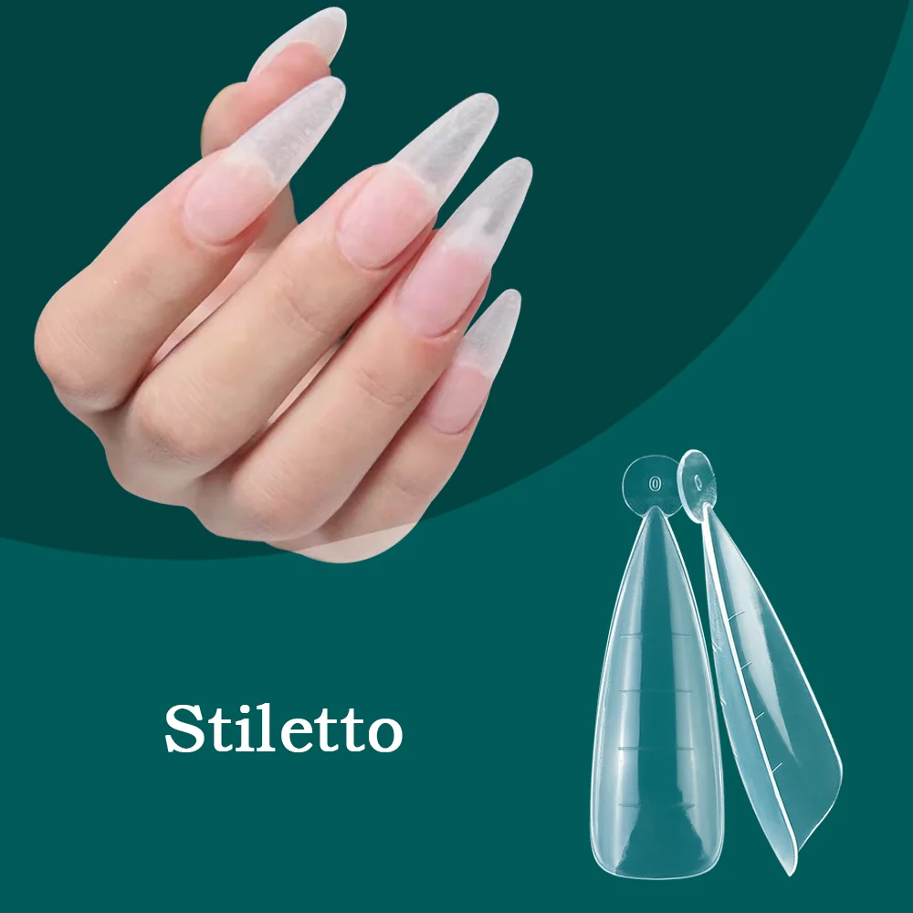 Формы для наращивания ногтей с полным покрытием Типсы быстрая формовка