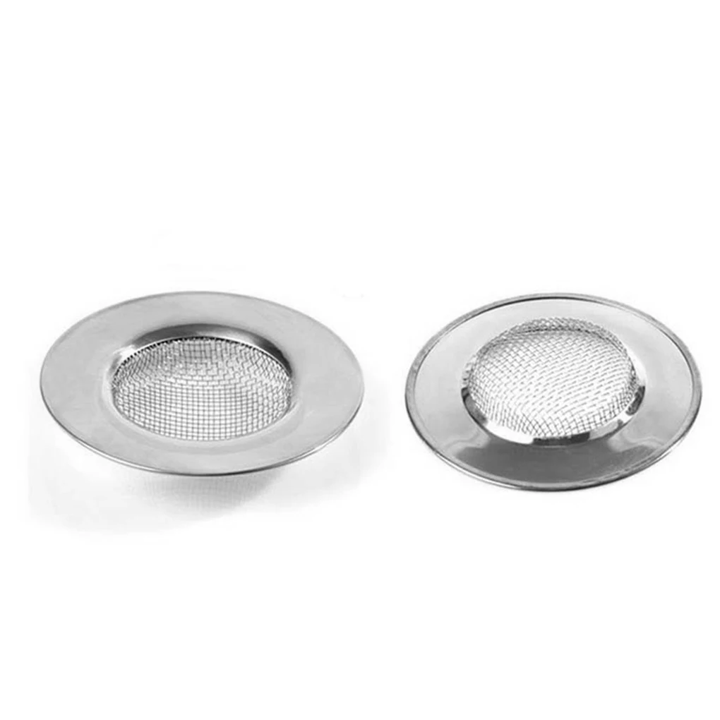 

Floor Drain Round Filter Mesh Hole Design Stainless Steel Food Slag Tools Stable Sink Strainer Easy Installment for Kitchen