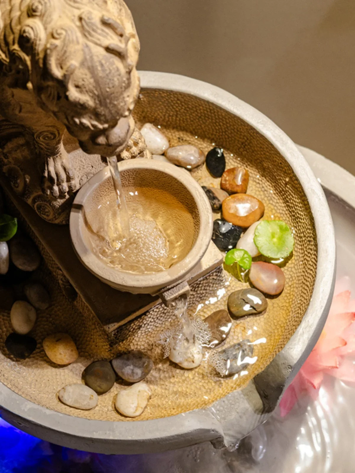 Новый декоративный проточный фонтан Juhan в китайском стиле для гостиной