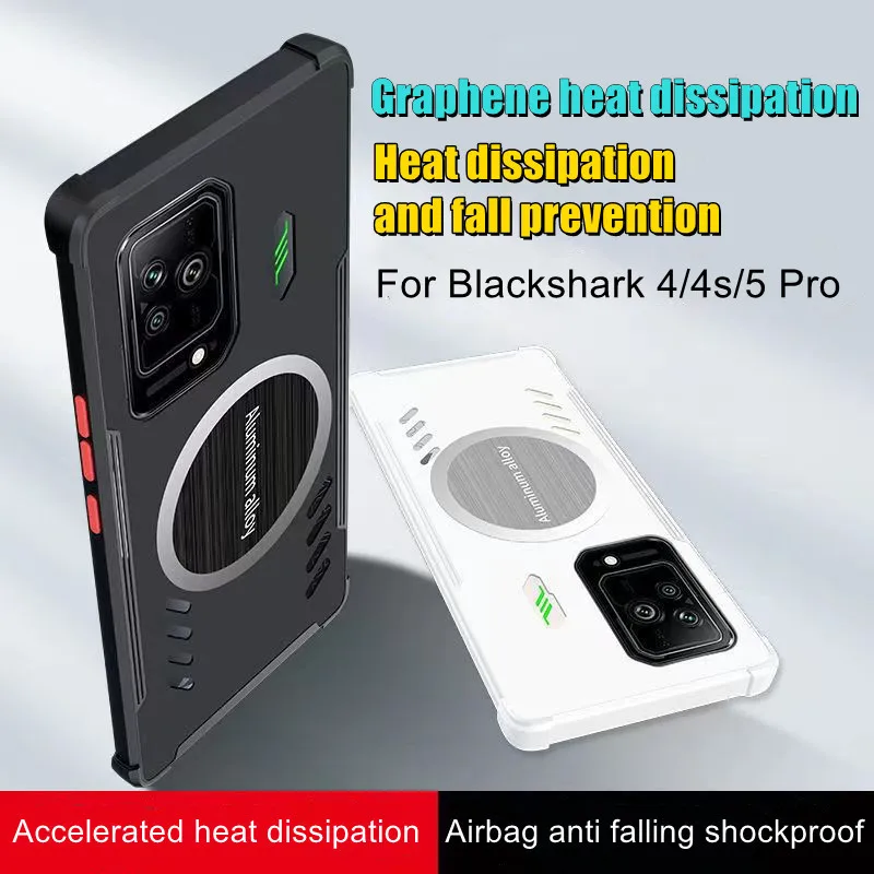 

Воздухопроницаемые охлаждающие чехлы для Xiaomi Black shark 4 4S Pro 5 5Pro, чехлы с полной защитой, мягкий прозрачный чехол из ТПУ