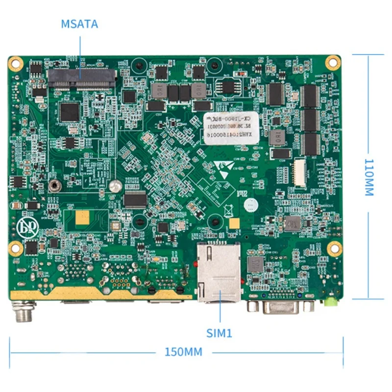 

Материнская плата промышленного управления J1900/J1800/J4125/I3/I5cpu, Промышленный аппарат «Все в одном», двойные сетевые порты, многосерийные порты