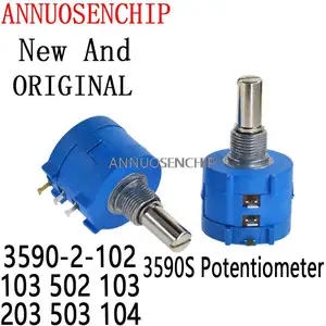 1PCS 3590S 1K 2K 5K 10K 20K 50K 100K Ohm Precision Potentiometer Adjustable Resistor 3590-2-102 103 502 103 203 503 104