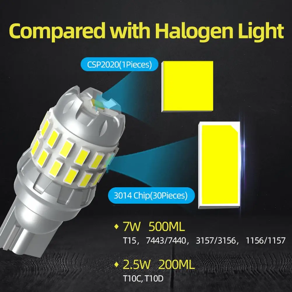 

For Various Models Car Light Turn Signal Light 24w 2PCS 5000h 9-30 (V)