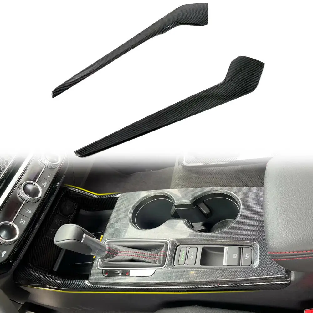 

Interior Gear Shift Box Panel Side Stripe Cover 2pcs For Honda Civic 2022 2023