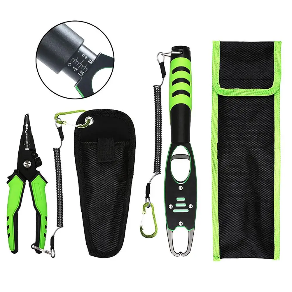 

2023 Multi-functional Aluminum Alloy Lure Pliers Fish Girp With Missing Rope Fishing Tackle Fishing Tools