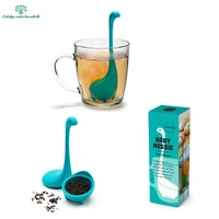 water monster silicone tea leaf infuser tea filter %e3%80%81tee infusora%ef%bc%8cloch ness monster tea maker