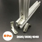 10 шт., L-образные Угловые соединительные кронштейны с винтами