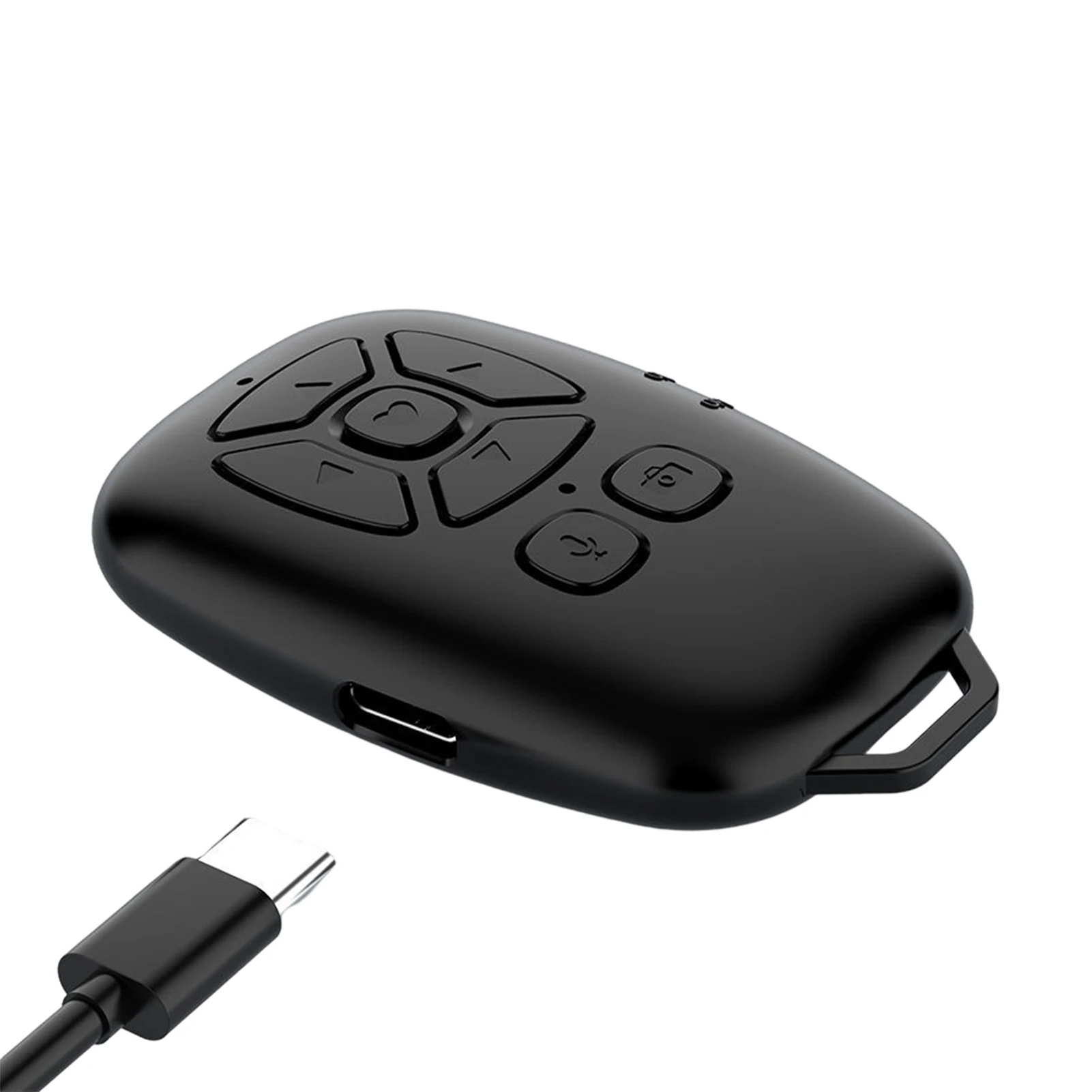 

Mobile Phone Remote Control Blue-tooth Selfie Button Clicker Page Turner Rechargeable Remote For Android IOS