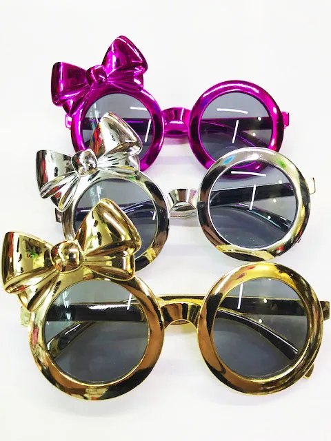 

Bow tie Party Sunglasses 3 Color 3 Pcs Ergonomic Design Practical Products