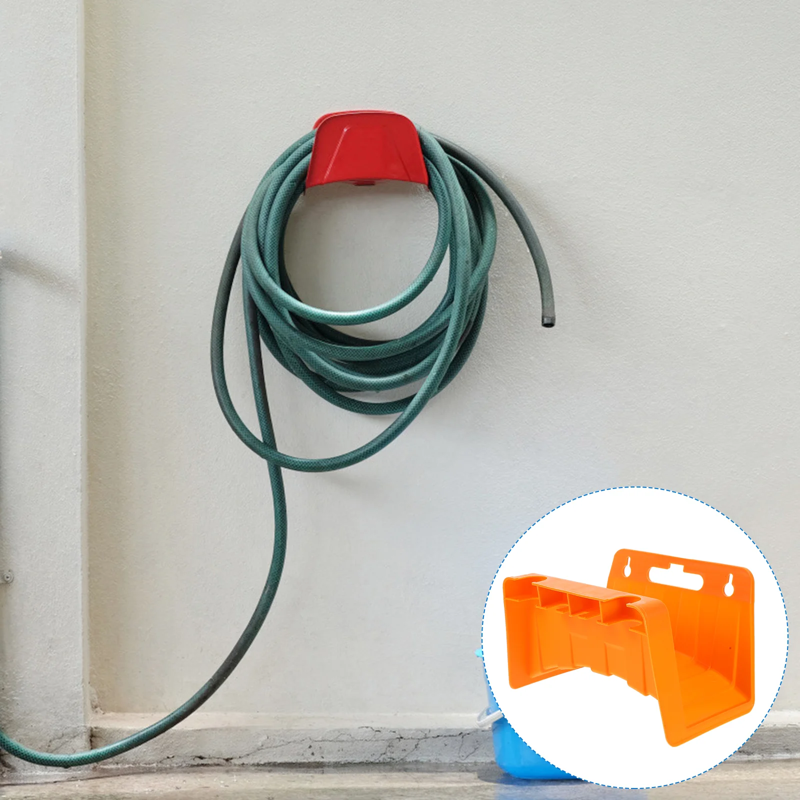 

Garden Hose Holder Garden Hose Rack Garden Hose Bracket Wall-mount Garden Hose Holder for Garden Garage Home